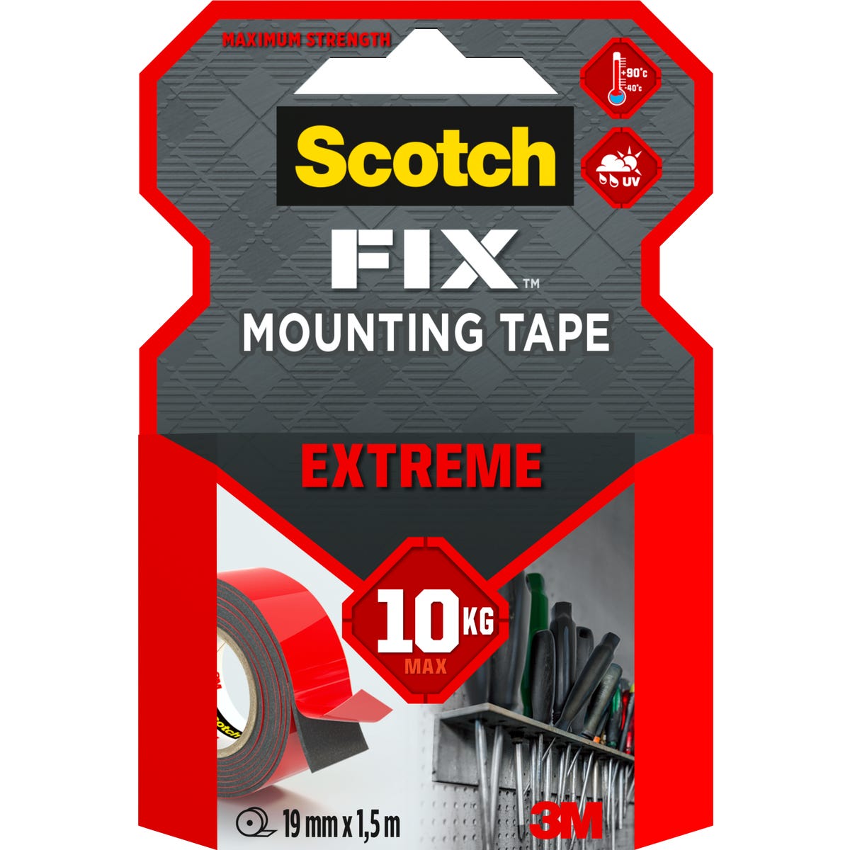 Scotch Taśma montażowa dwustronna 19mmx1,5m