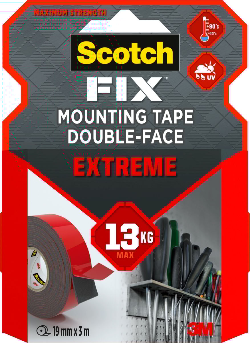 Scotch Taśma montażowa dwustronna 19mmx3m