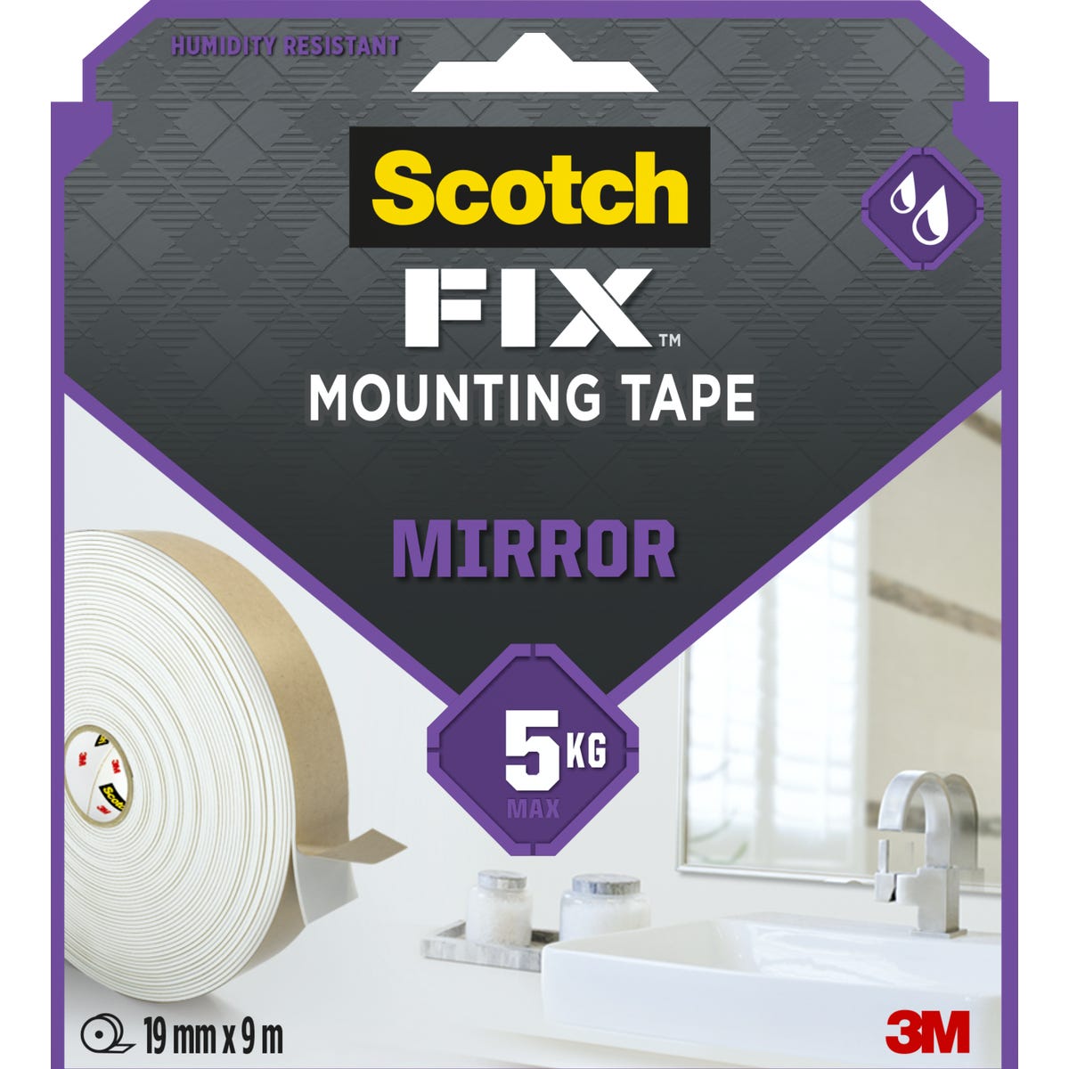 Scotch Taśma montażowa dwustronna 19mmx9m