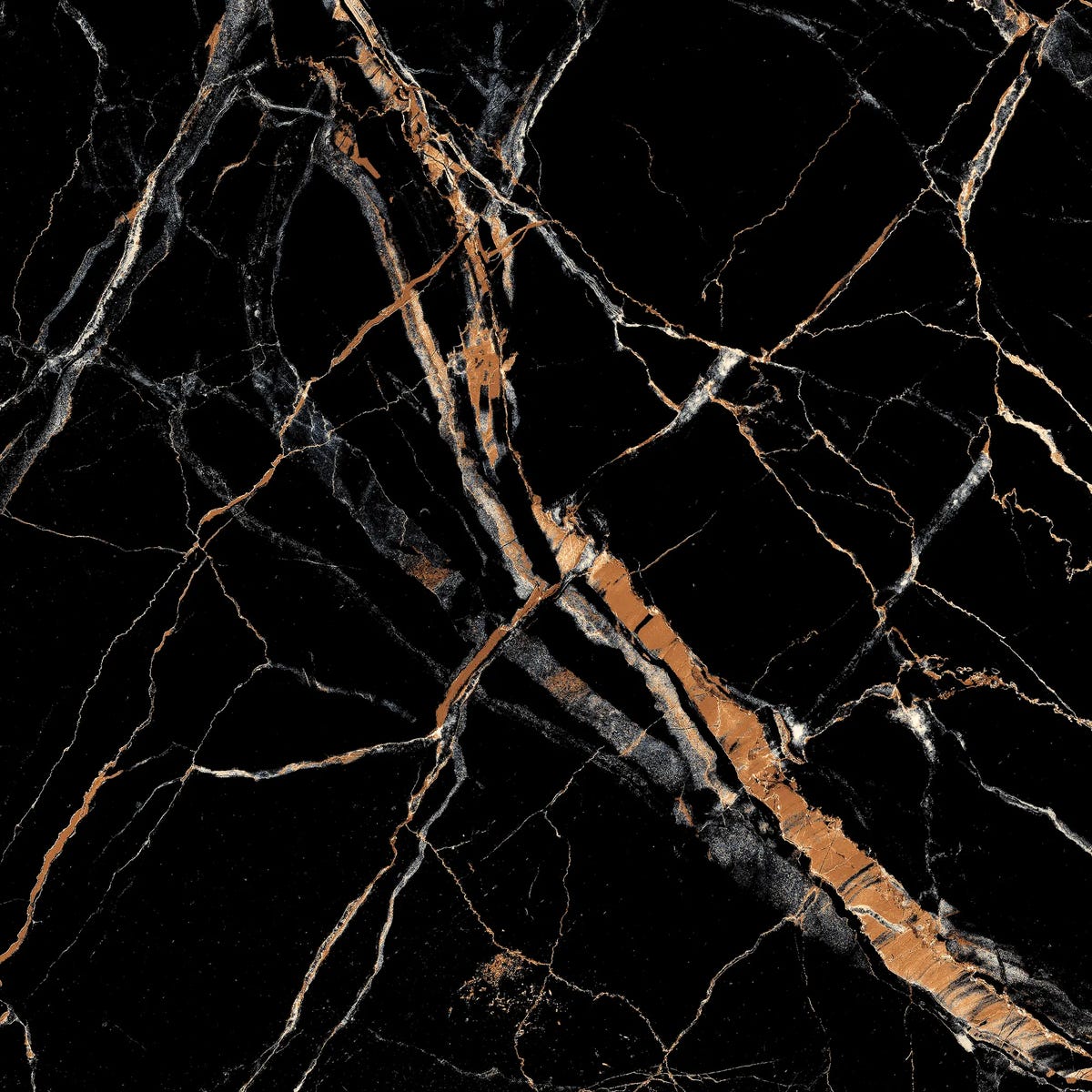 Gres szkliwiony Black Golden 60x60