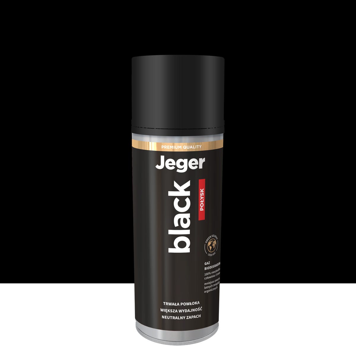 Spray 0.4 l czarny połysk Jeger