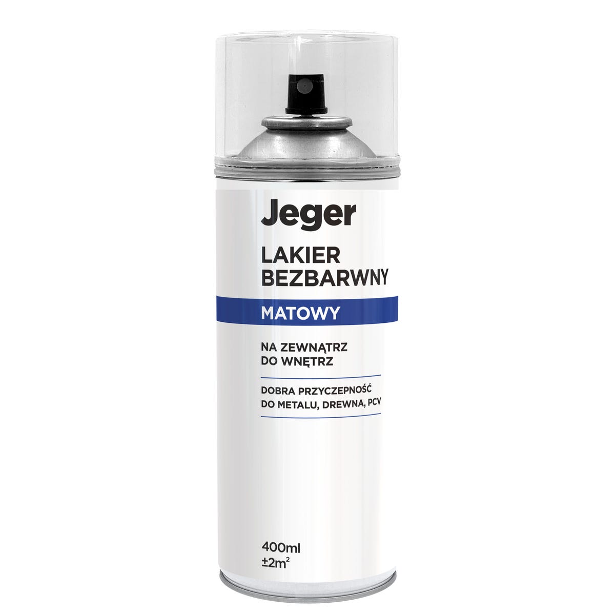 Lakier spray 0.4 l bezbarwny matowy Jeger