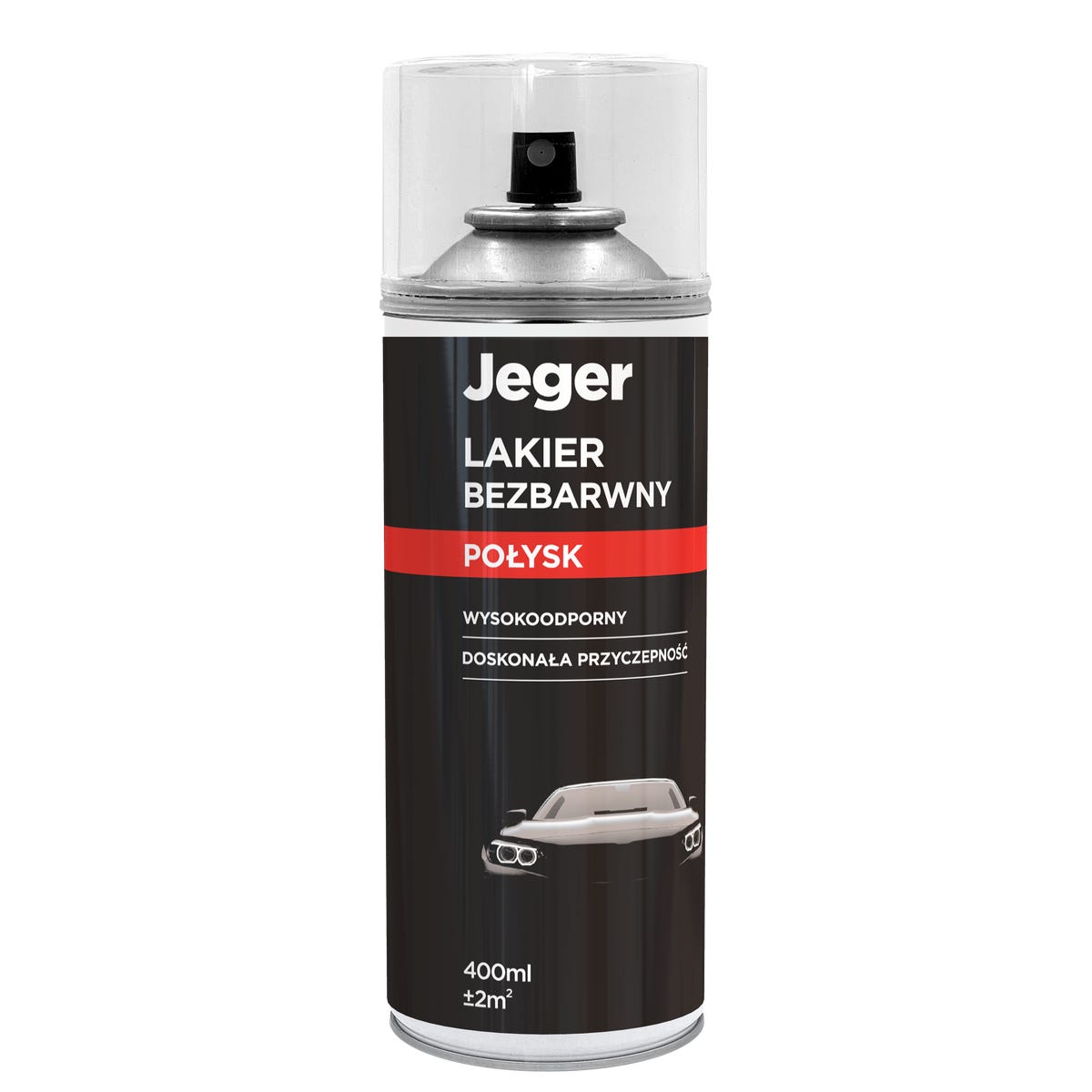 Lakier samochodowy w sprayu 0.4 l bezbarwny Jeger