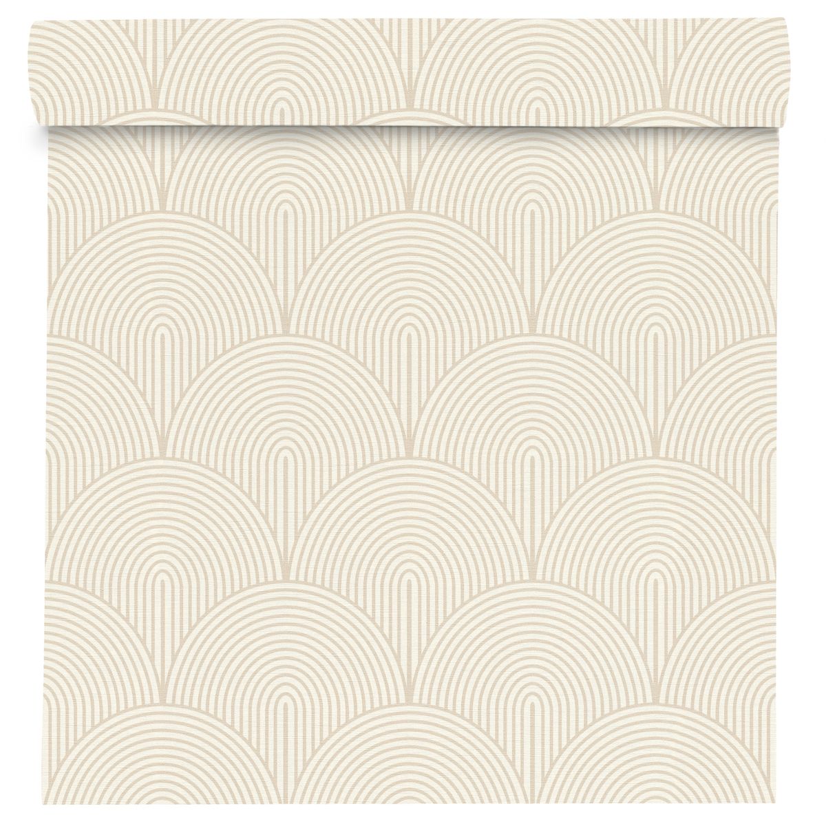 Tapeta 3D 689716 kremowa winylowa na flizelinie