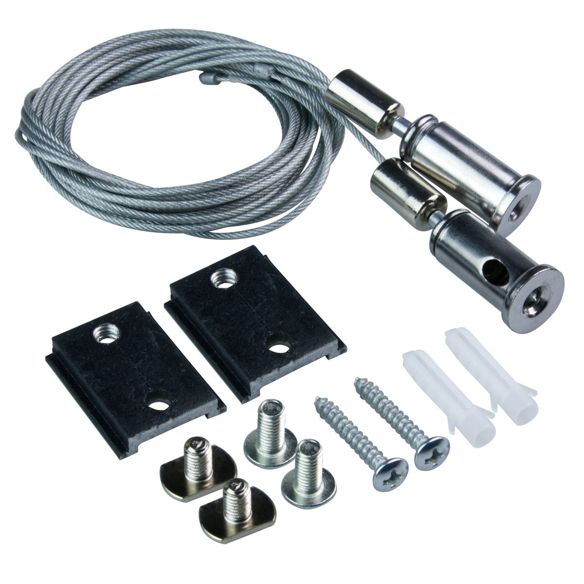 Zestaw linkowy do szyn magnetycznych czarny DPM