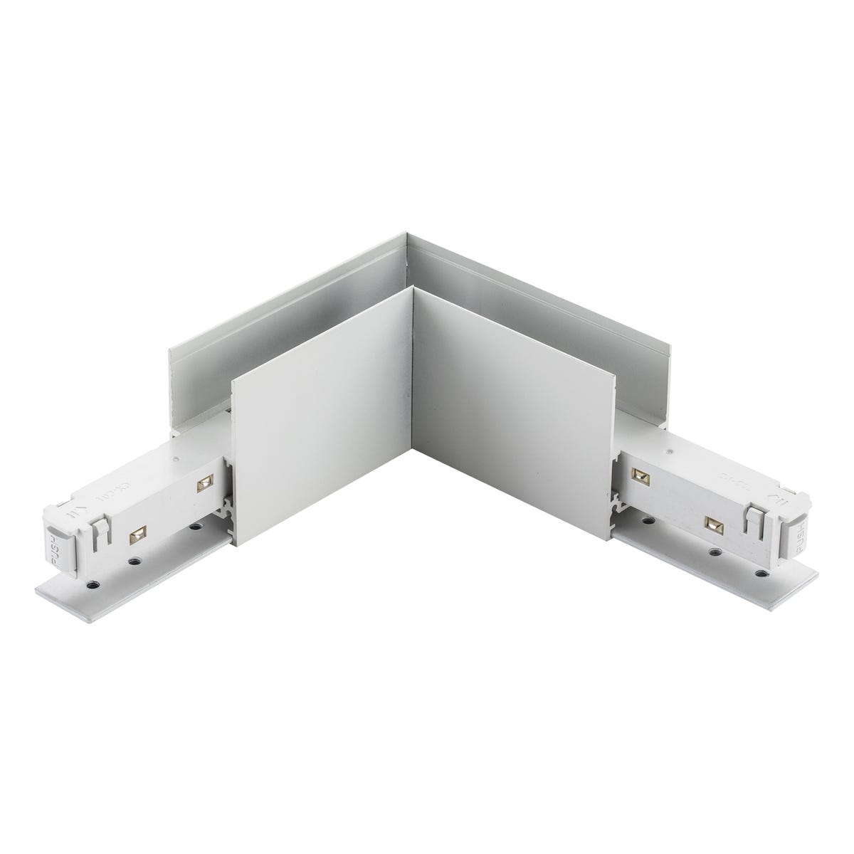 Łącznik L M-Line biały poziomy natynkowy 1F DPM