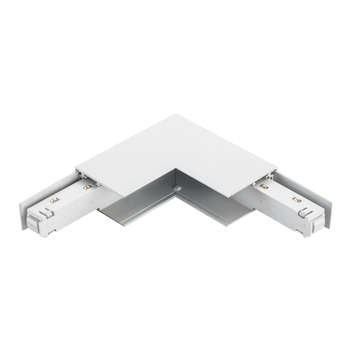 Łącznik L M-Line biały pionowy natynkowy 1F DPM