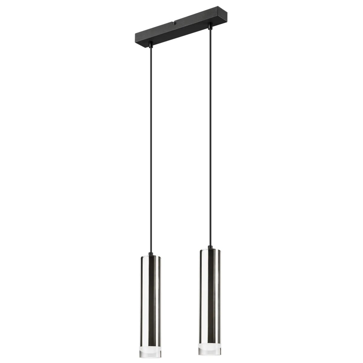 Żyrandol Diego 2 x E27 chrom Lamkur