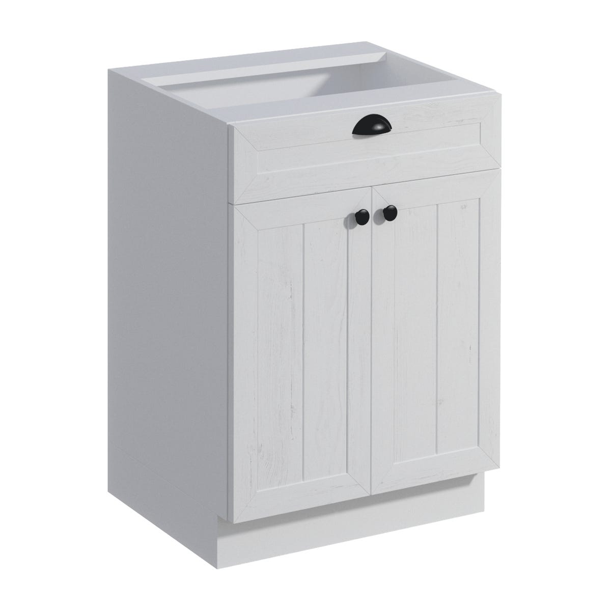 Szafka kuchenna stojąca 1 szuflada Calio 60 cm kolor biały