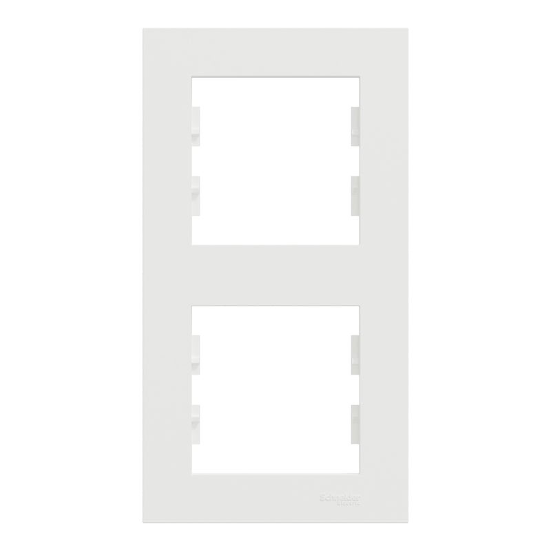 Schneider Electric Ramka podwójna pionowa Miluz Ed biała