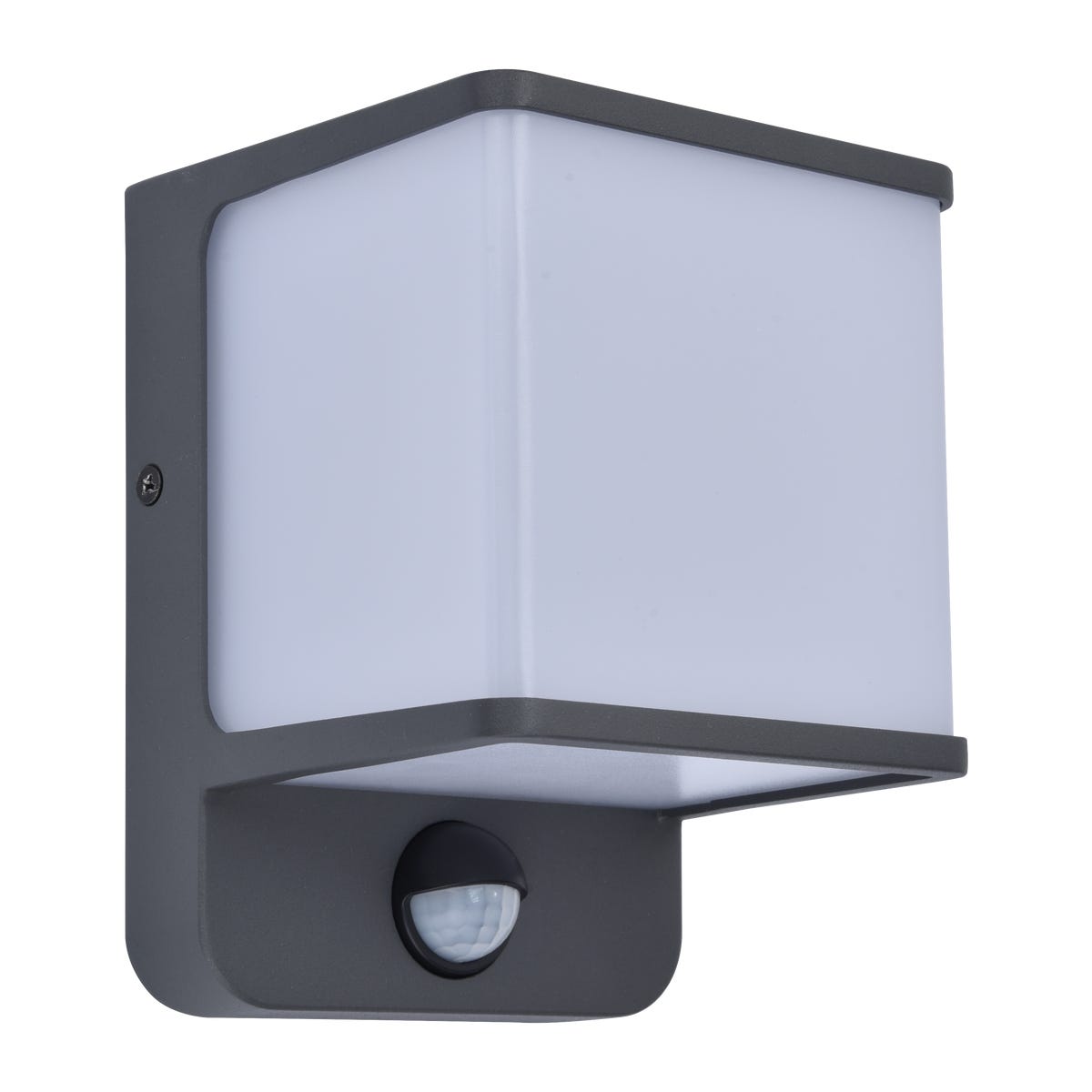 Inspire Kinkiet zewnętrzny Telin szary z czujnikiem IP44 11 cm