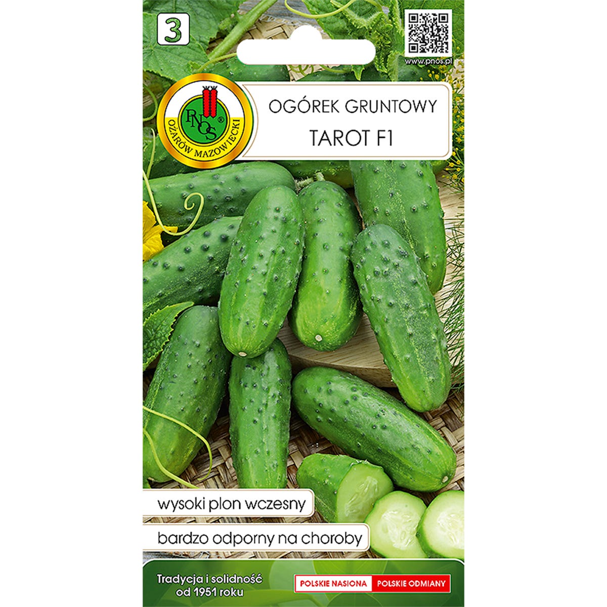 Ogórek gruntowy Tarot F1 nasiona Pnos