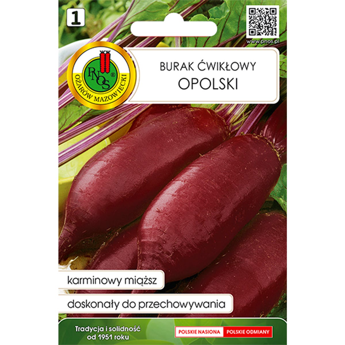 Burak ćwikłowy Opolski nasiona Pnos