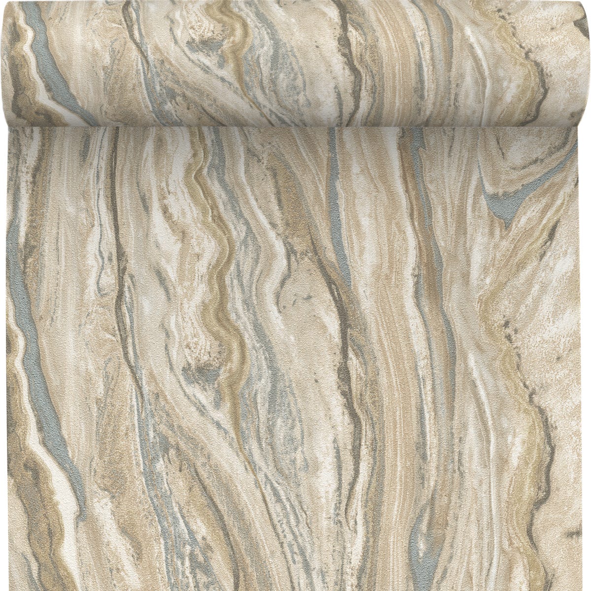 Tapeta strukturalna Fausaga beżowa winylowa na flizelinie