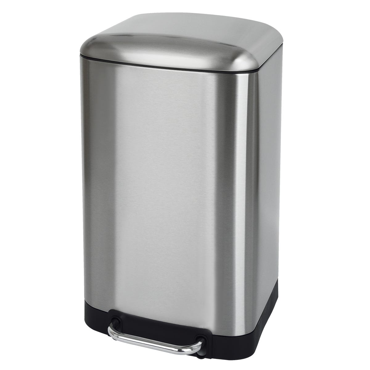 Kosz na śmieci Slim 30 l srebrny Delinia