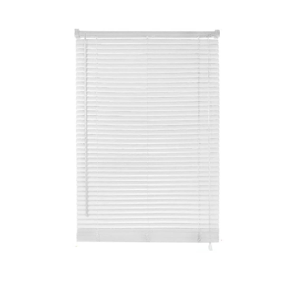 Żaluzja PVC Brega 100 x 155 cm biała 25 mm