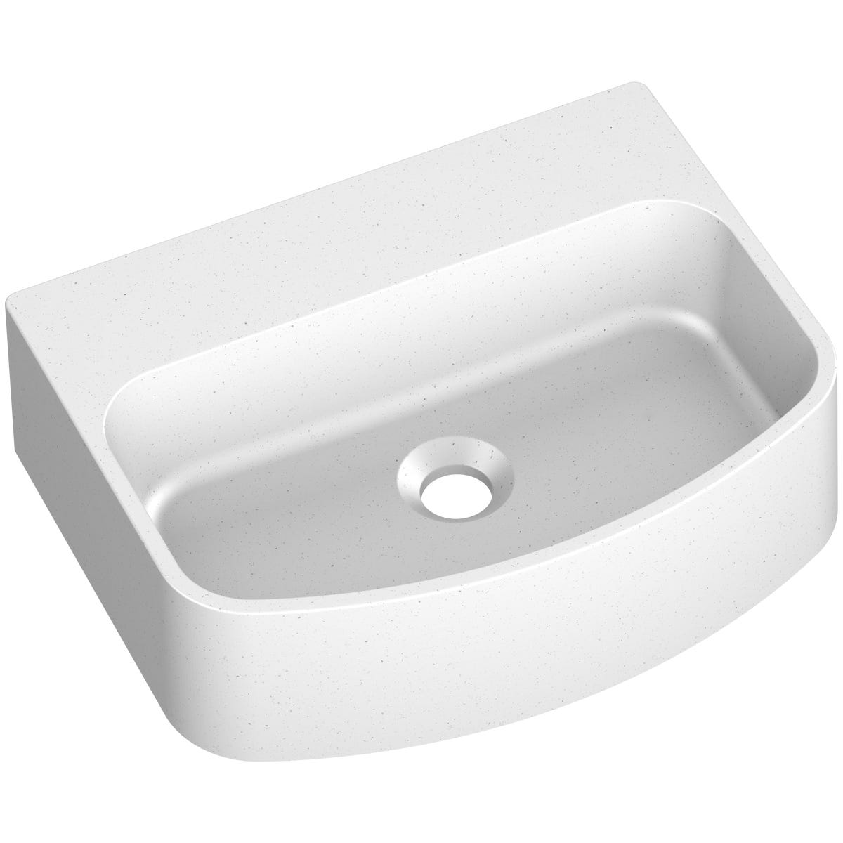 Umywalka konglomeratowa Dusse S White 45 x 35 Axis