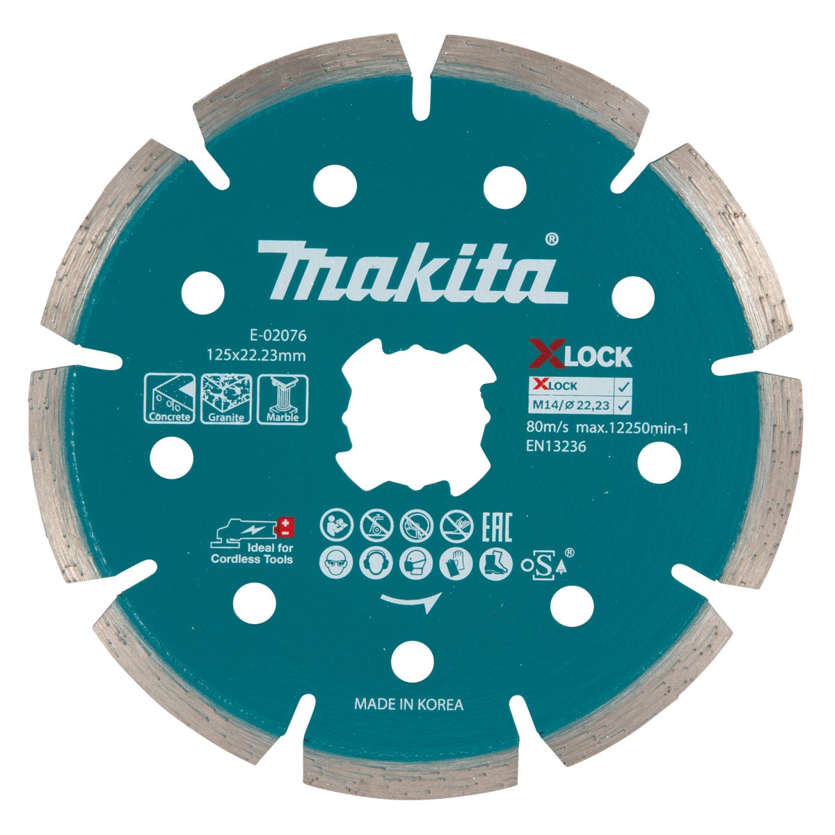 Tarcza diamentowa 125 mm E-02076 X-Lock MAKITA