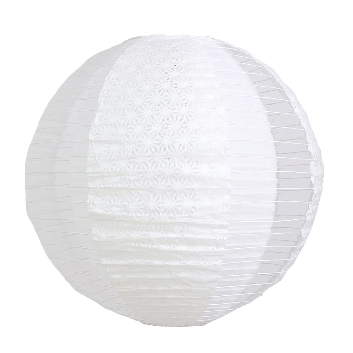 Abażur kula papierowa do lampy wiszącej Natsu biały Inspire
