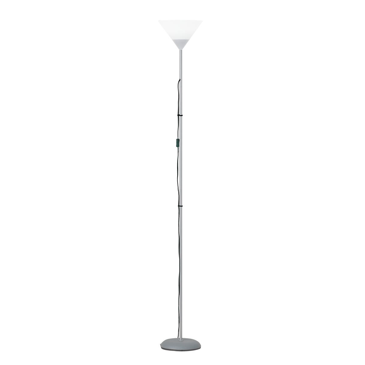 Lampa podłogowa Basic srebrna E27