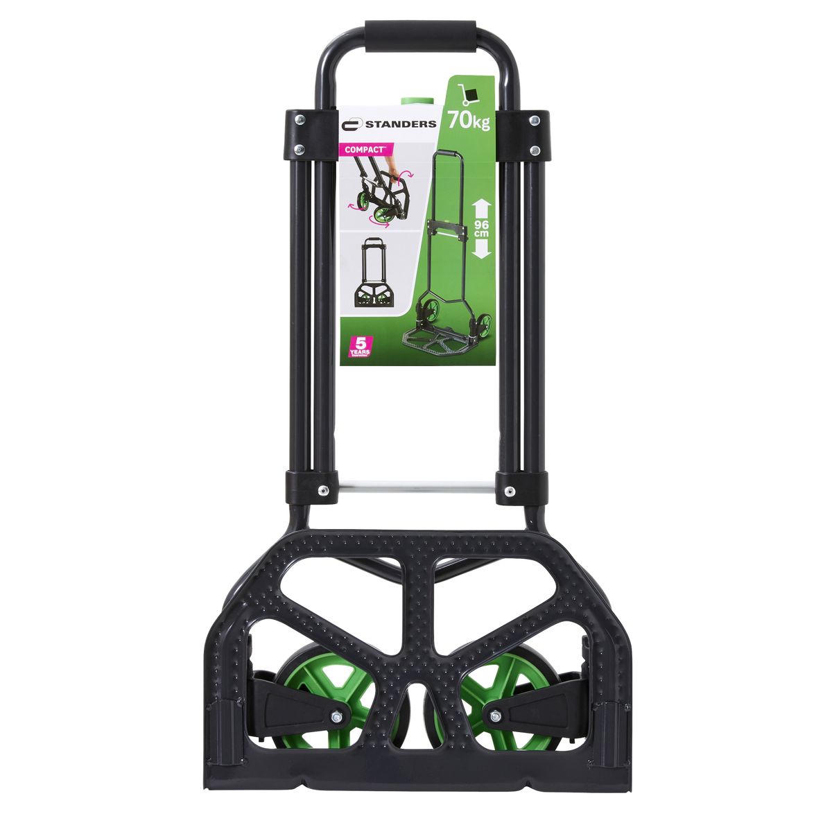 Wózek transportowy składany max. obciążenie 70 kg stalowy Standers