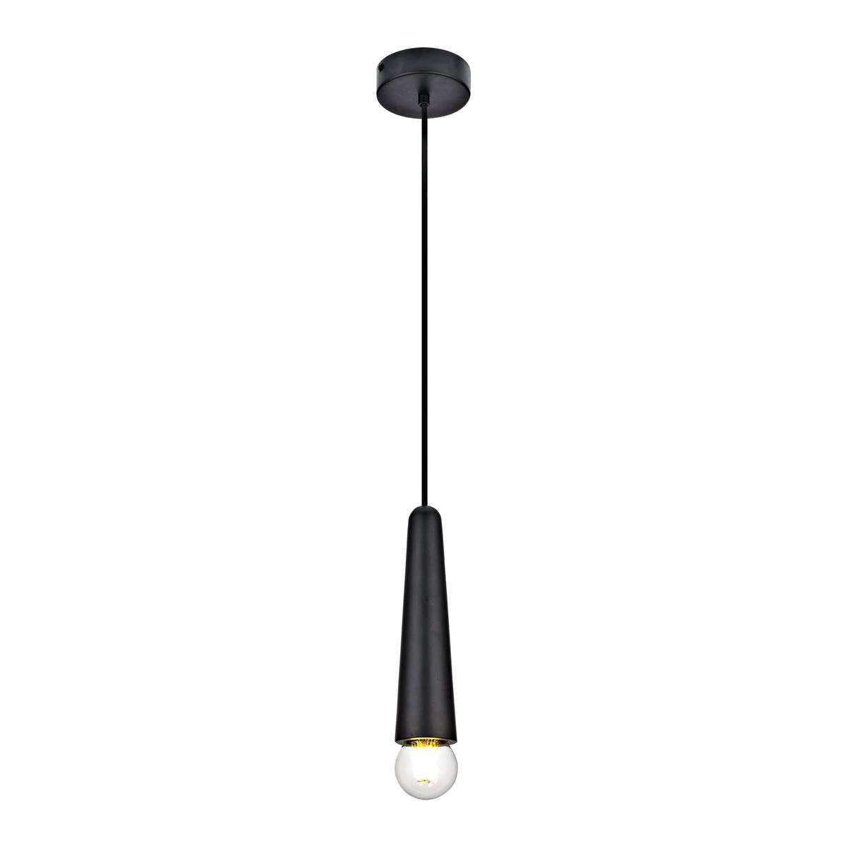 Lampa wisząca Moho czarna E27 IP44 Inspire
