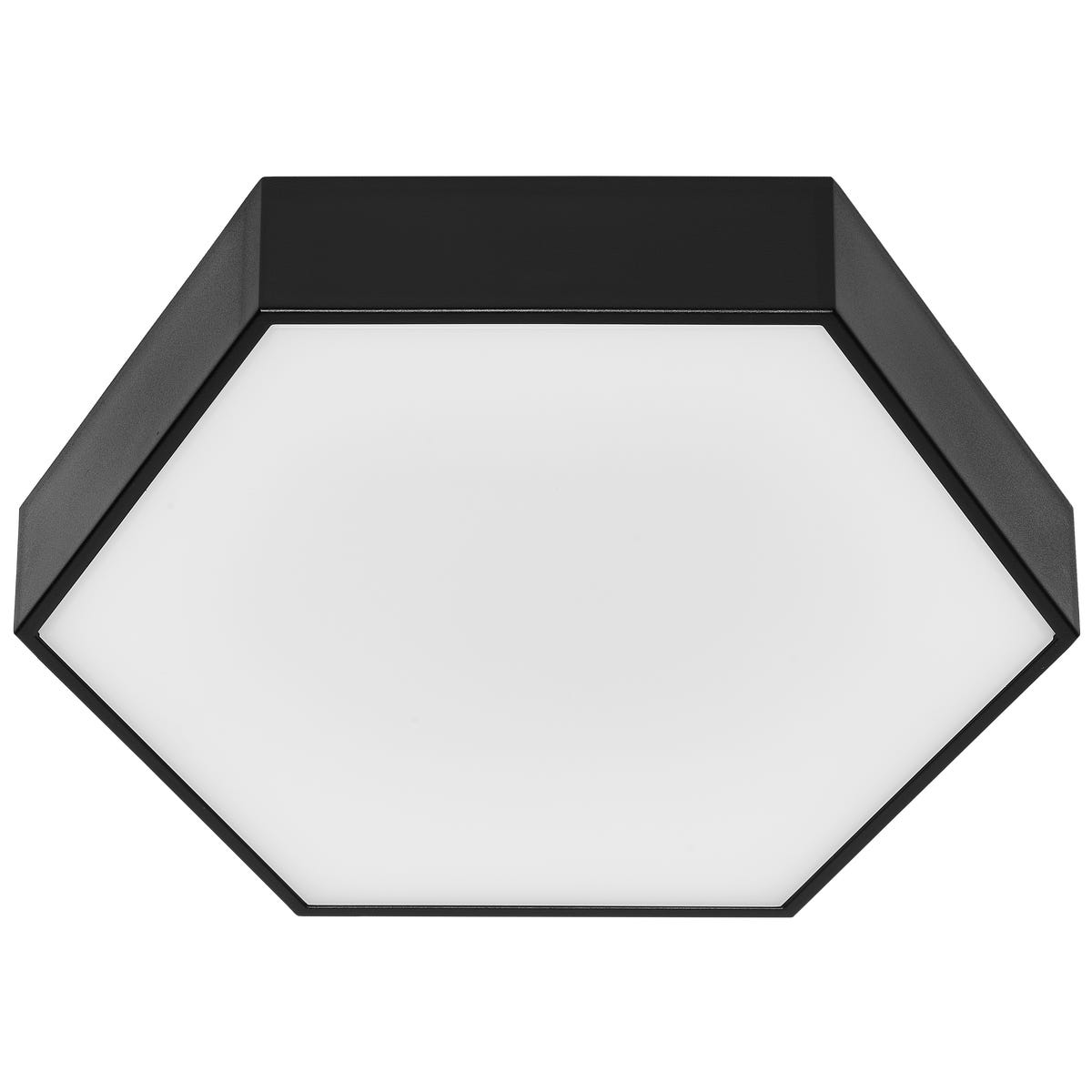 Plafon Gunza czarny śr. 25 cm 1700 lm IP44 LED Inspire