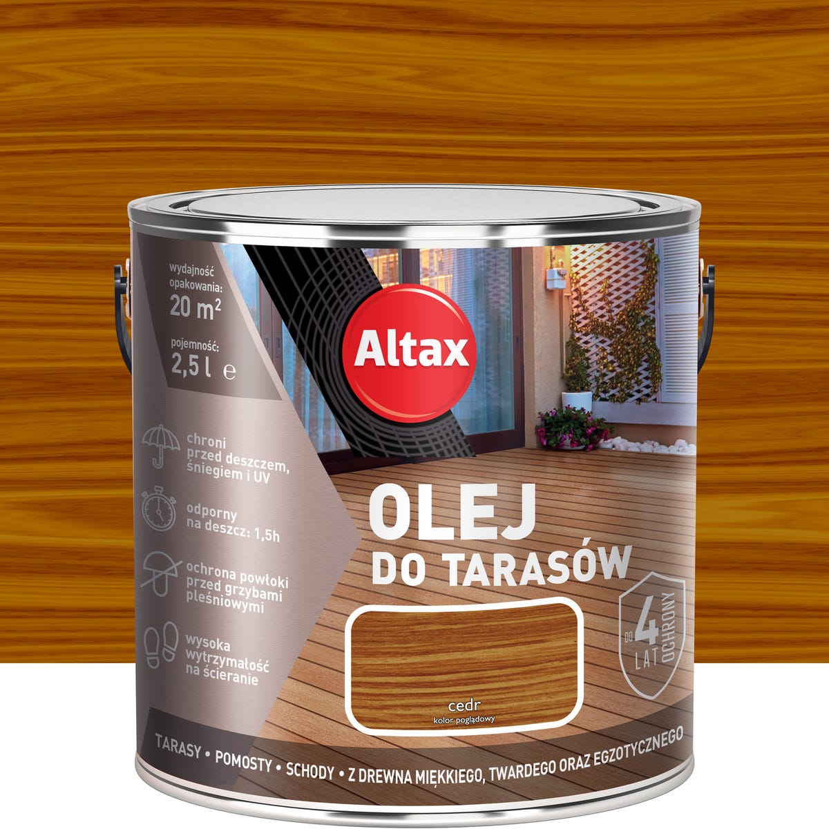Olej do tarasów Cedr 2.5 l Altax