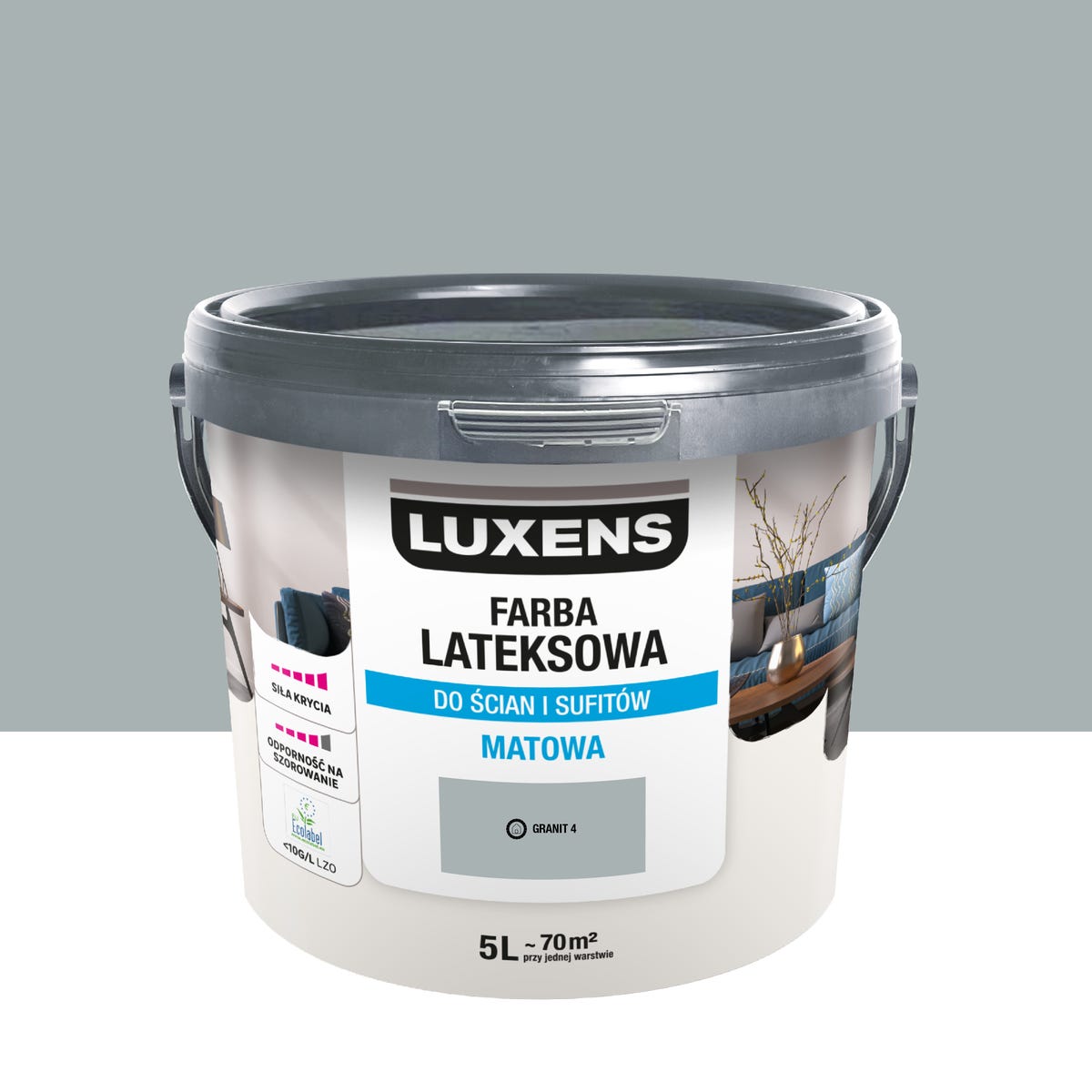 Luxens Farba lateksowa Granit 4 5 l