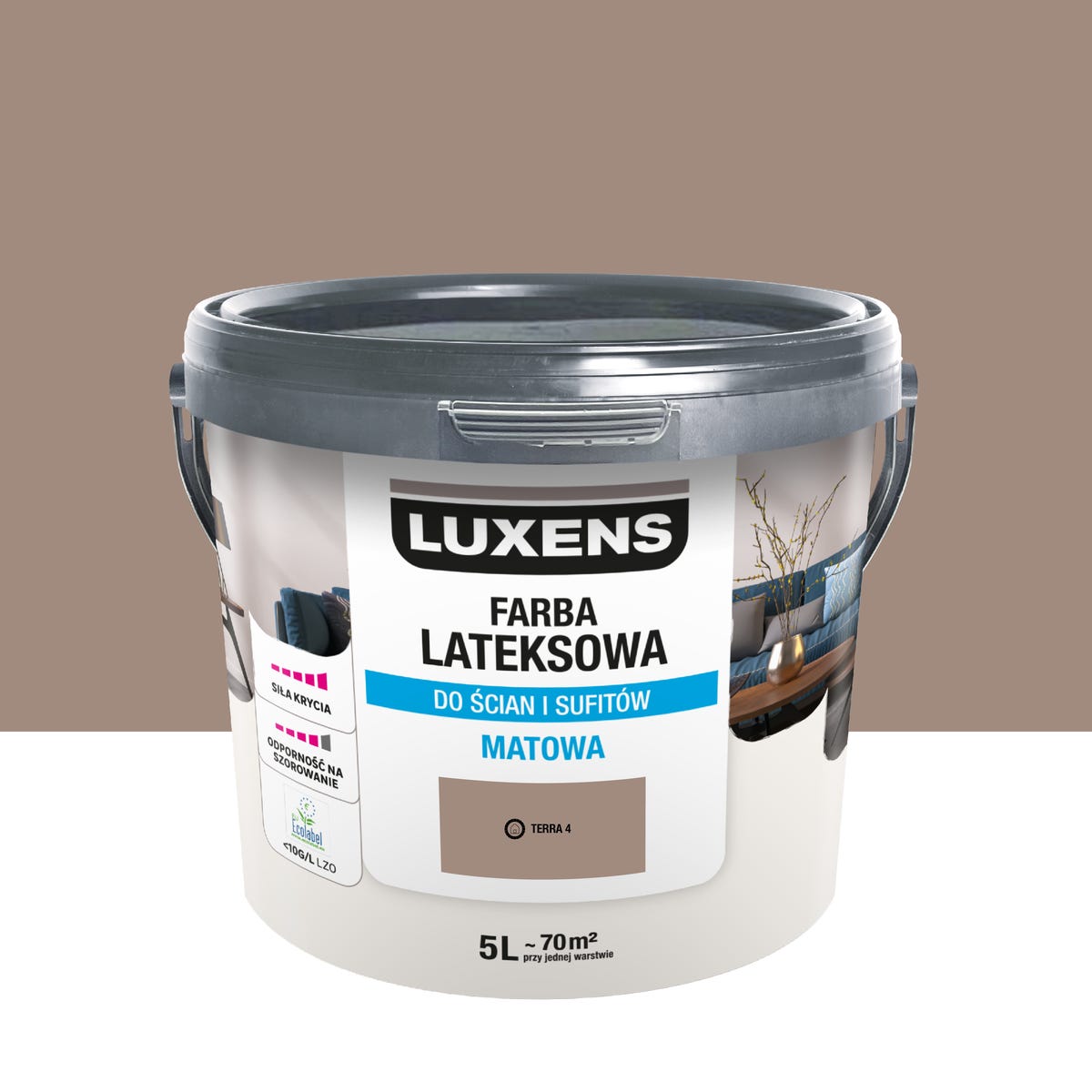 Luxens Farba lateksowa Terra 4 5 l
