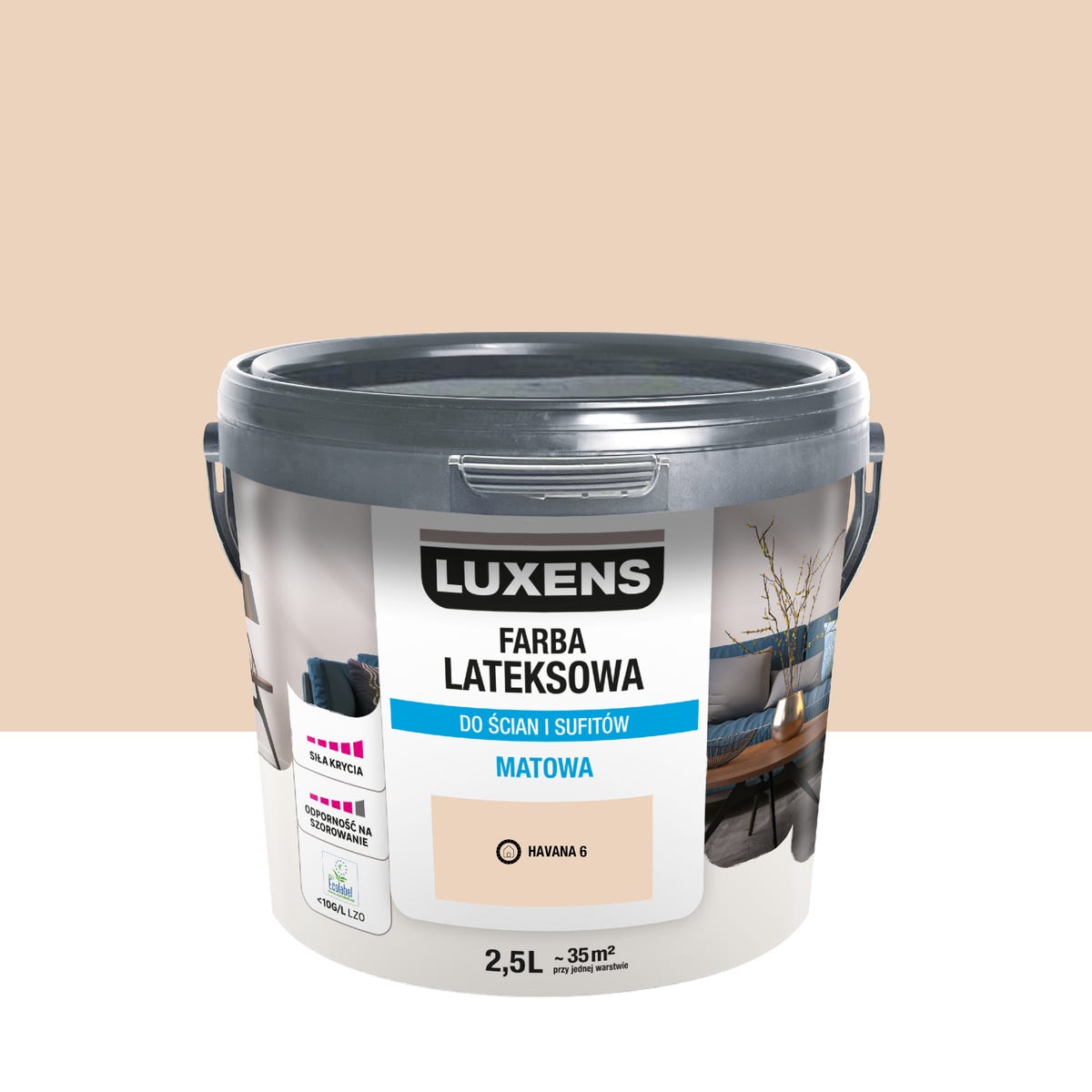 Luxens Farba lateksowa Havana 6 2.5 l