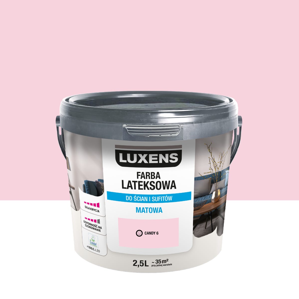 Luxens Farba lateksowa Candy 6 2.5 l