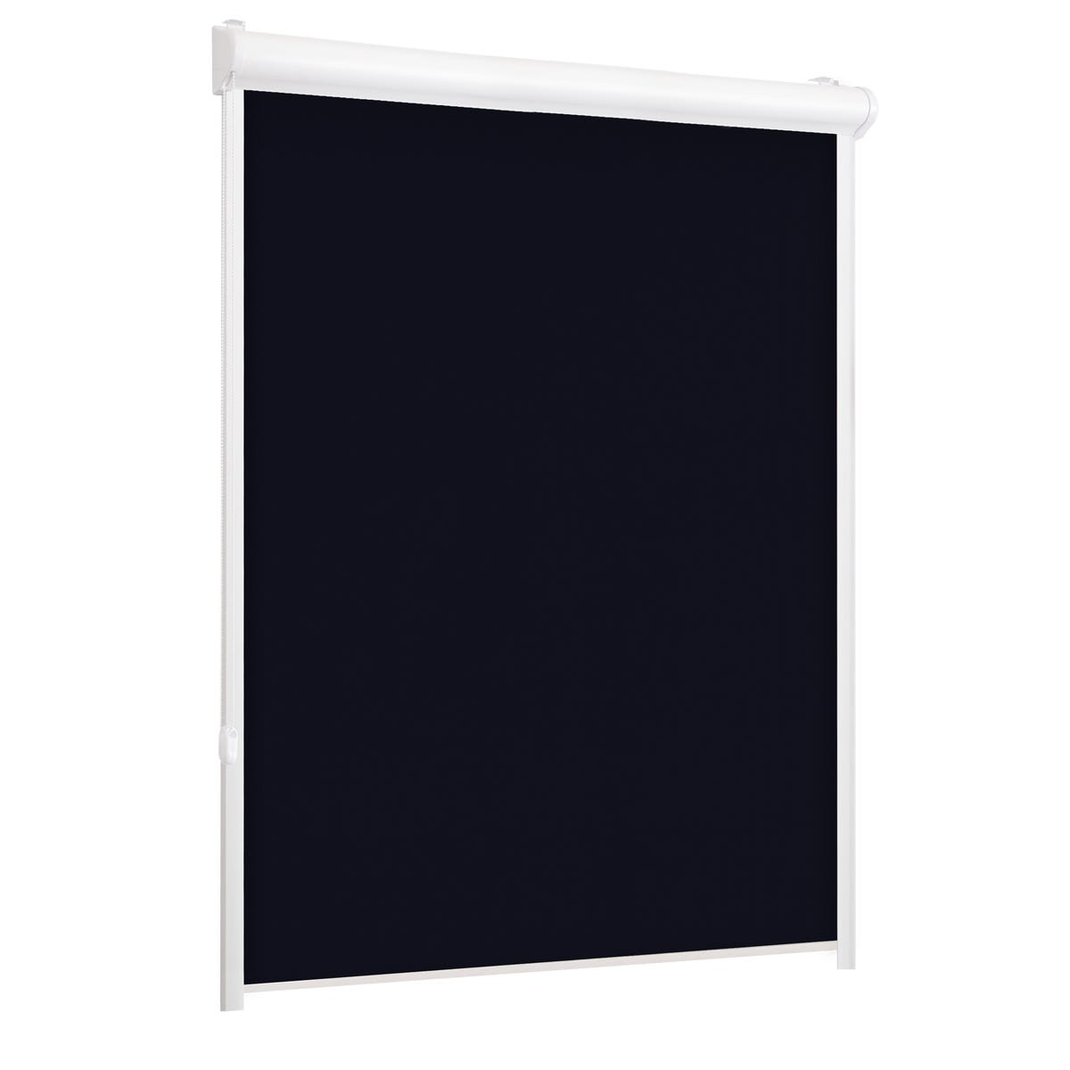 Roleta w kasecie zaciemniająca Silver czarna 108 x 150 cm lewa