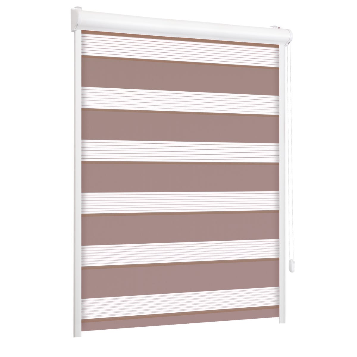 Roleta w kasecie dzień noc Classic wrzos 60 x 150 cm prawa