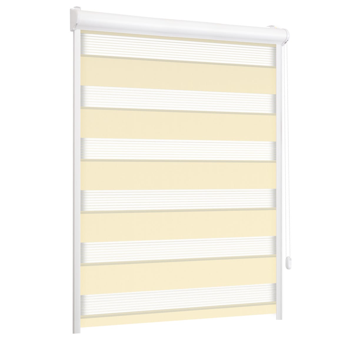 Roleta w kasecie dzień noc Classic wanilia 57 x 150 cm prawa
