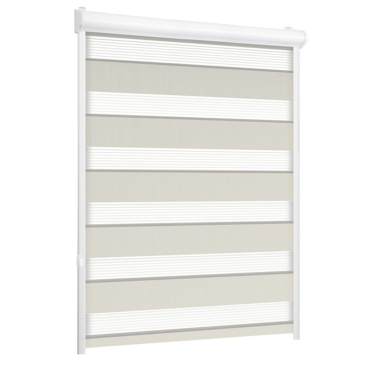 Roleta w kasecie dzień noc Classic lód 64.5 x 220 cm lewa
