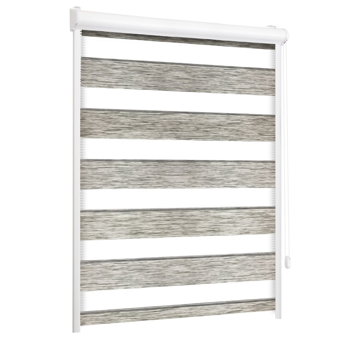 Roleta w kasecie dzień noc Naturale sepia 37.5 x 150 cm prawa