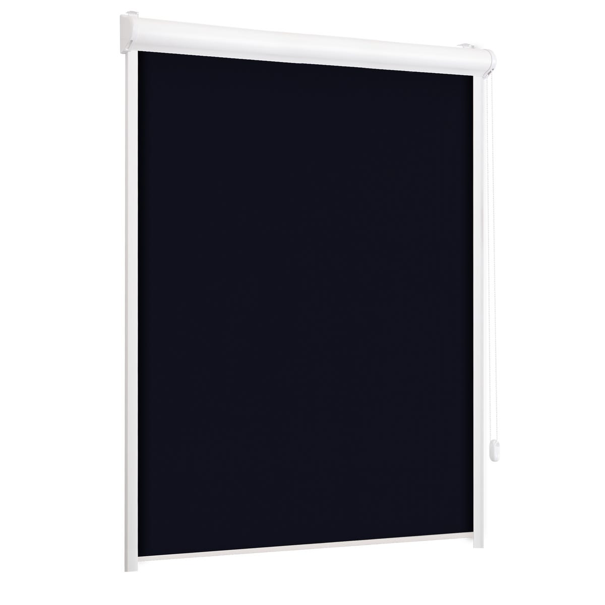 Roleta w kasecie zaciemniająca Silver czarna 69 x 150 cm prawa
