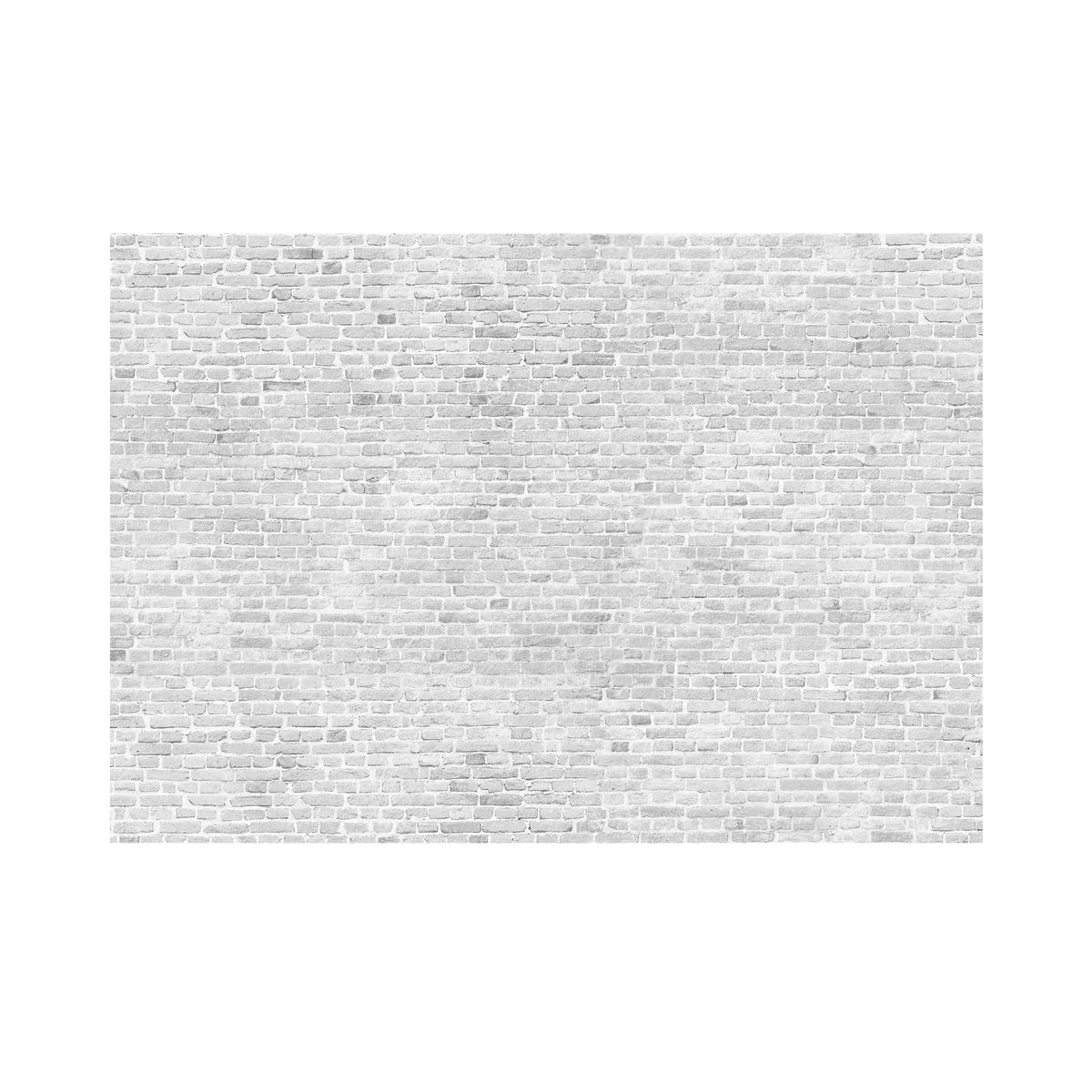 Mural White Brick cegła biała 400 x 280 cm delikatna struktura