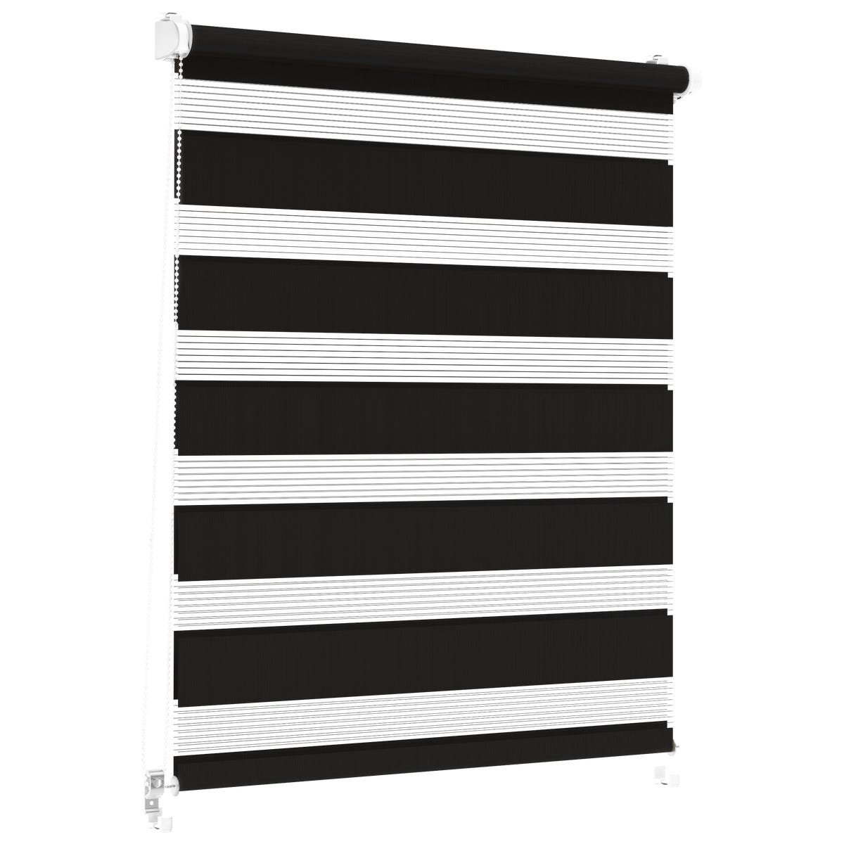 Roleta dzień noc Classic Click 73.5 x 140 cm czarna