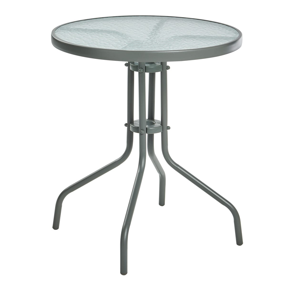 Corciano Stolik ogrodowy okrągły Bistro 60cm szary