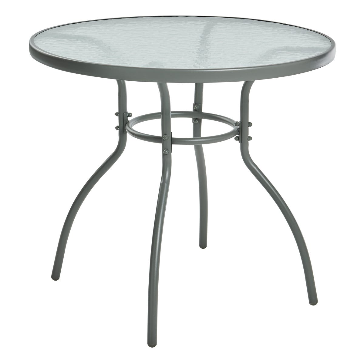 Corciano Stolik ogrodowy okrągły Bistro 80cm szary