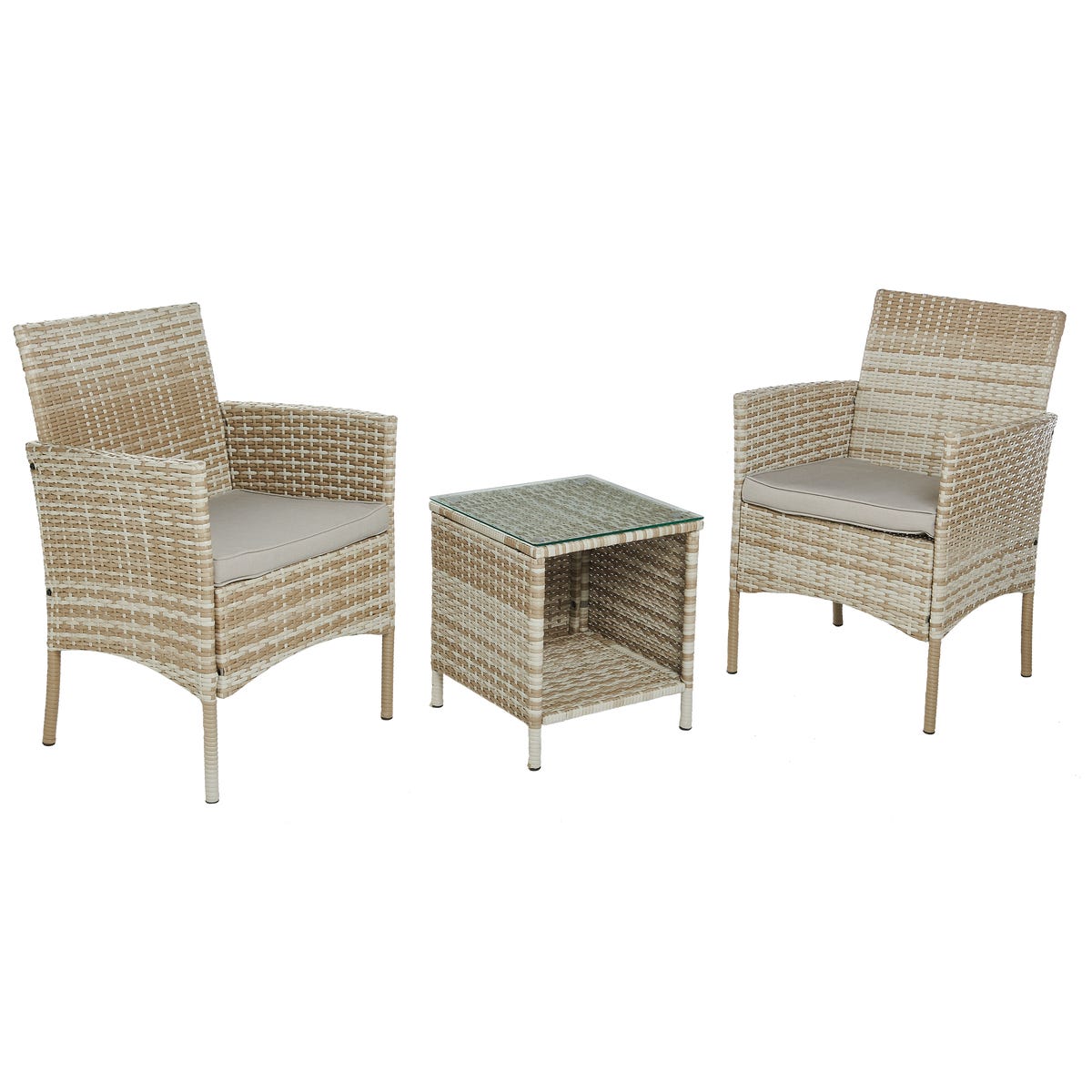 Corciano Meble ogrodowe zestaw Glasgow beżowe