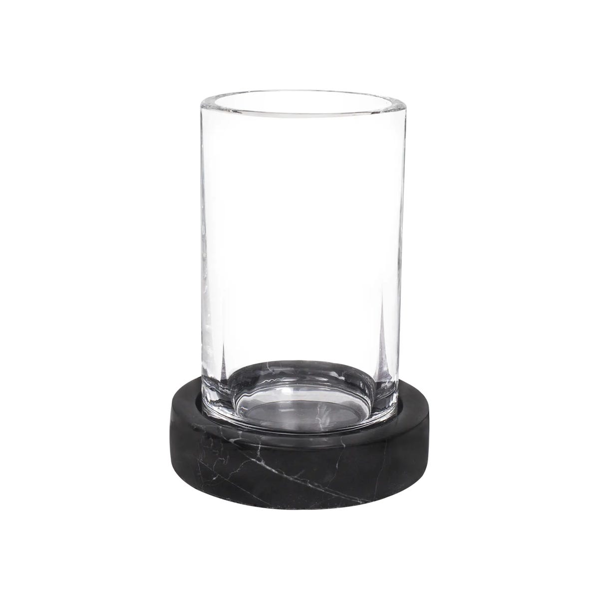 Kubek na szczoteczki do zębów marmur czarny