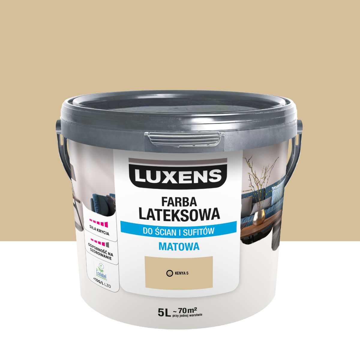 Luxens Farba lateksowa Kenya 5 5 l