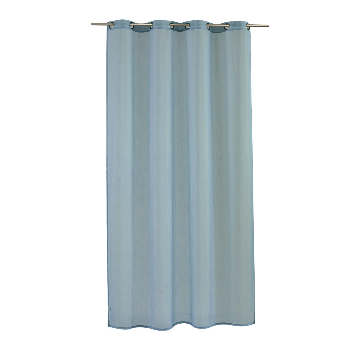 Firana na przelotkach Softy Celadon 140 x 260 cm niebieska Inspire
