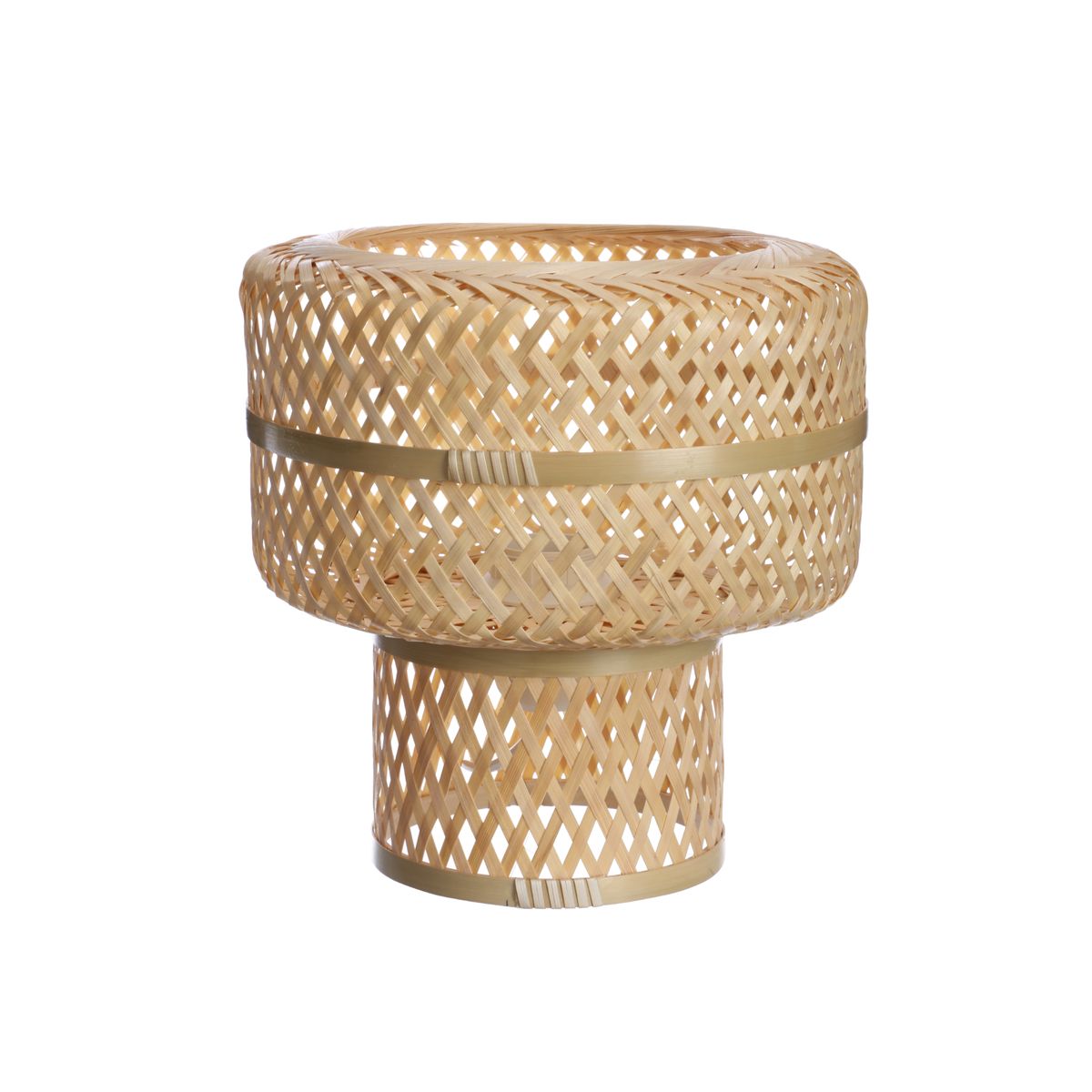 Lampa stołowa Palanga bambus E27 21 cm Inspire