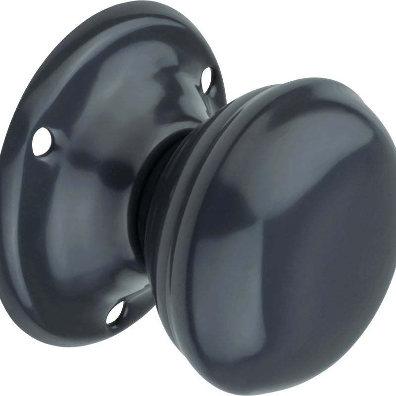 Gałka do drzwi stała grafit Metro