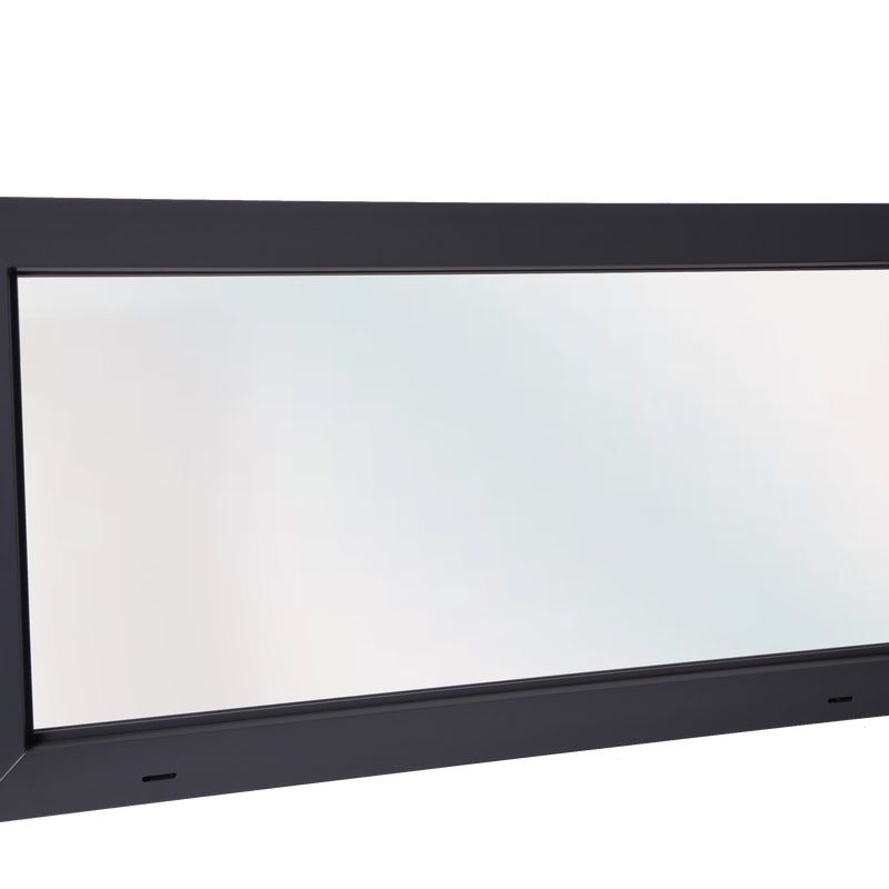 Okno PCV szyba pojedyńcza gospodarcze antracytowe 1000x500 mm uchylne do wewnątrz ACO KIPP