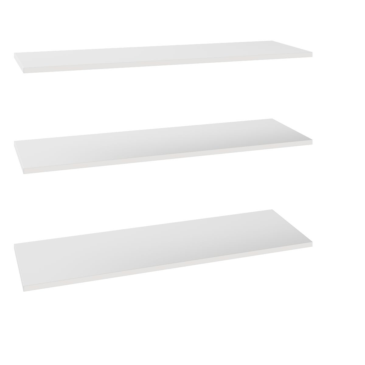 Półka prosta do korpusu 100 cm głębokość 35.6 cm białe 3 szt.